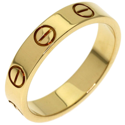 CARTIER Mini love ring #46 Ring K18 Yellow Gold Ladies [Used]