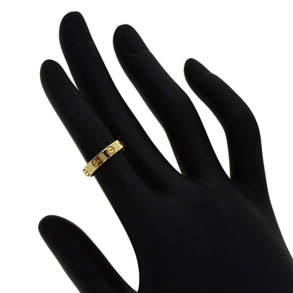 CARTIER Mini love ring #46 Ring K18 Yellow Gold Ladies [Used]
