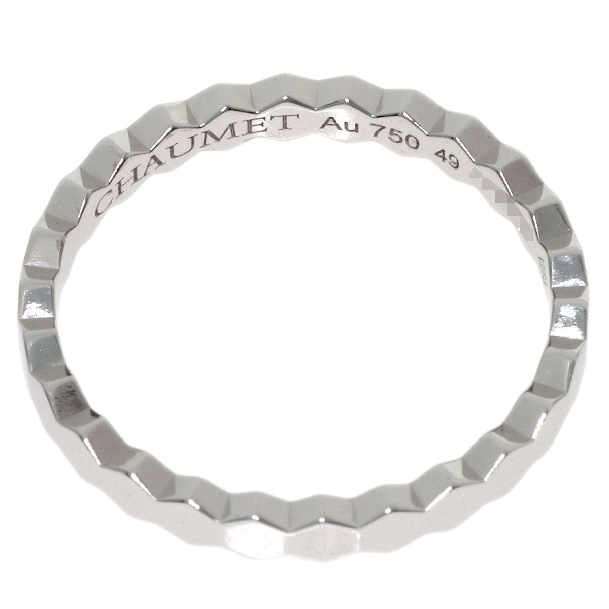 Chaumet Be My Love Honeycomb #49 Ring K18 White Gold Ladies [Used]