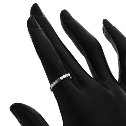 Chaumet Be My Love Honeycomb #49 Ring K18 White Gold Ladies [Used]