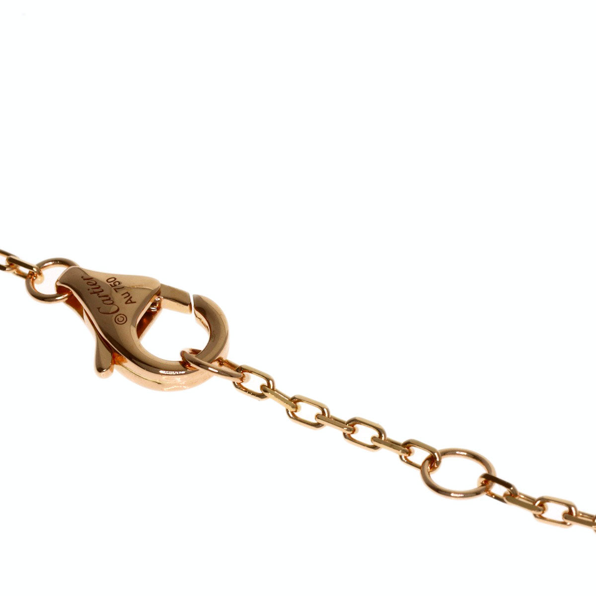 CARTIER Trinity pink sapphire Bracelet K18 Yellow Gold 18K Pink GoldLadies [Used]
