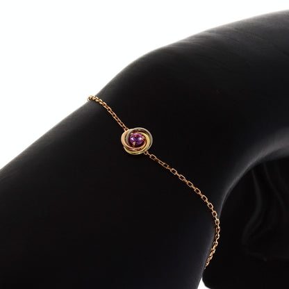 CARTIER Trinity pink sapphire Bracelet K18 Yellow Gold 18K Pink GoldLadies [Used]