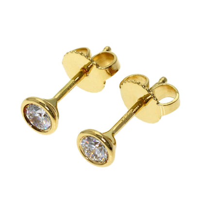 TIFFANY&Co. By The Yard Diamond earring K18 Yellow Gold Ladies [Used]