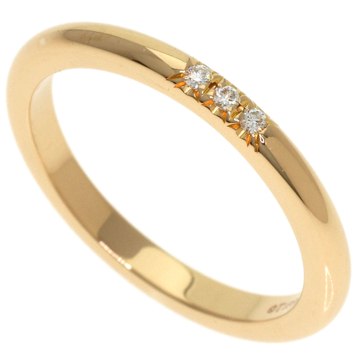 TIFFANY&Co. Forever Diamond Ring K18 Pink Gold Ladies [Used]