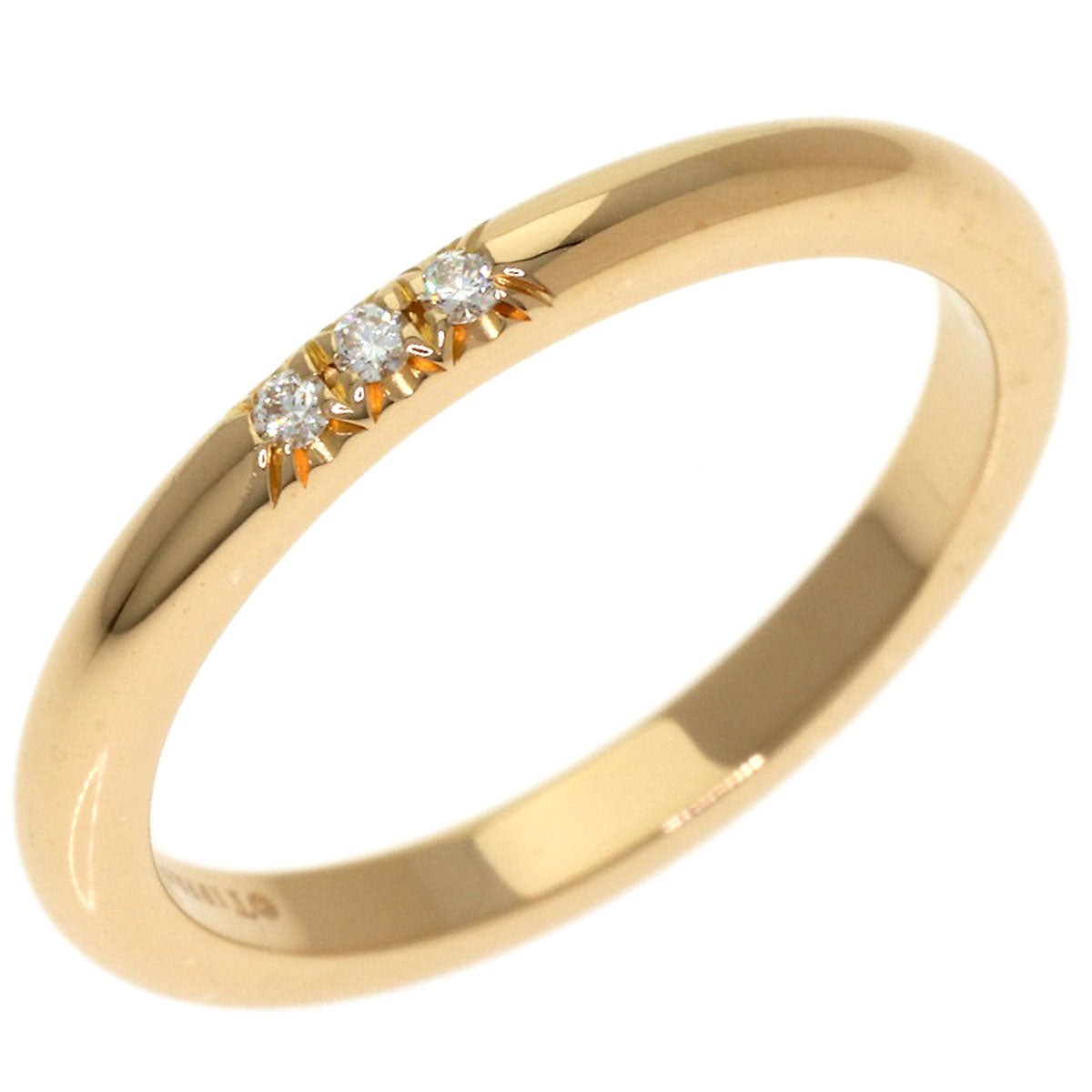 TIFFANY&Co. Forever Diamond Ring K18 Pink Gold Ladies [Used]