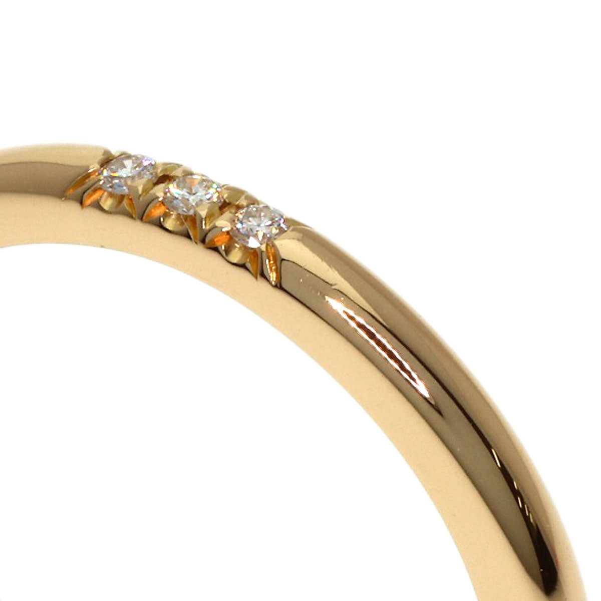 TIFFANY&Co. Forever Diamond Ring K18 Pink Gold Ladies [Used]