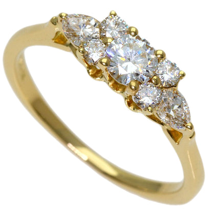 TIFFANY&Co. Seven Stone Diamond Ring K18 Yellow Gold Ladies [Used]