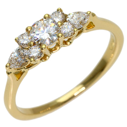 TIFFANY&Co. Seven Stone Diamond Ring K18 Yellow Gold Ladies [Used]
