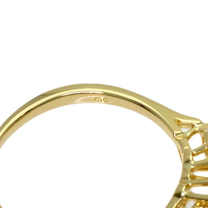 TIFFANY&Co. Seven Stone Diamond Ring K18 Yellow Gold Ladies [Used]