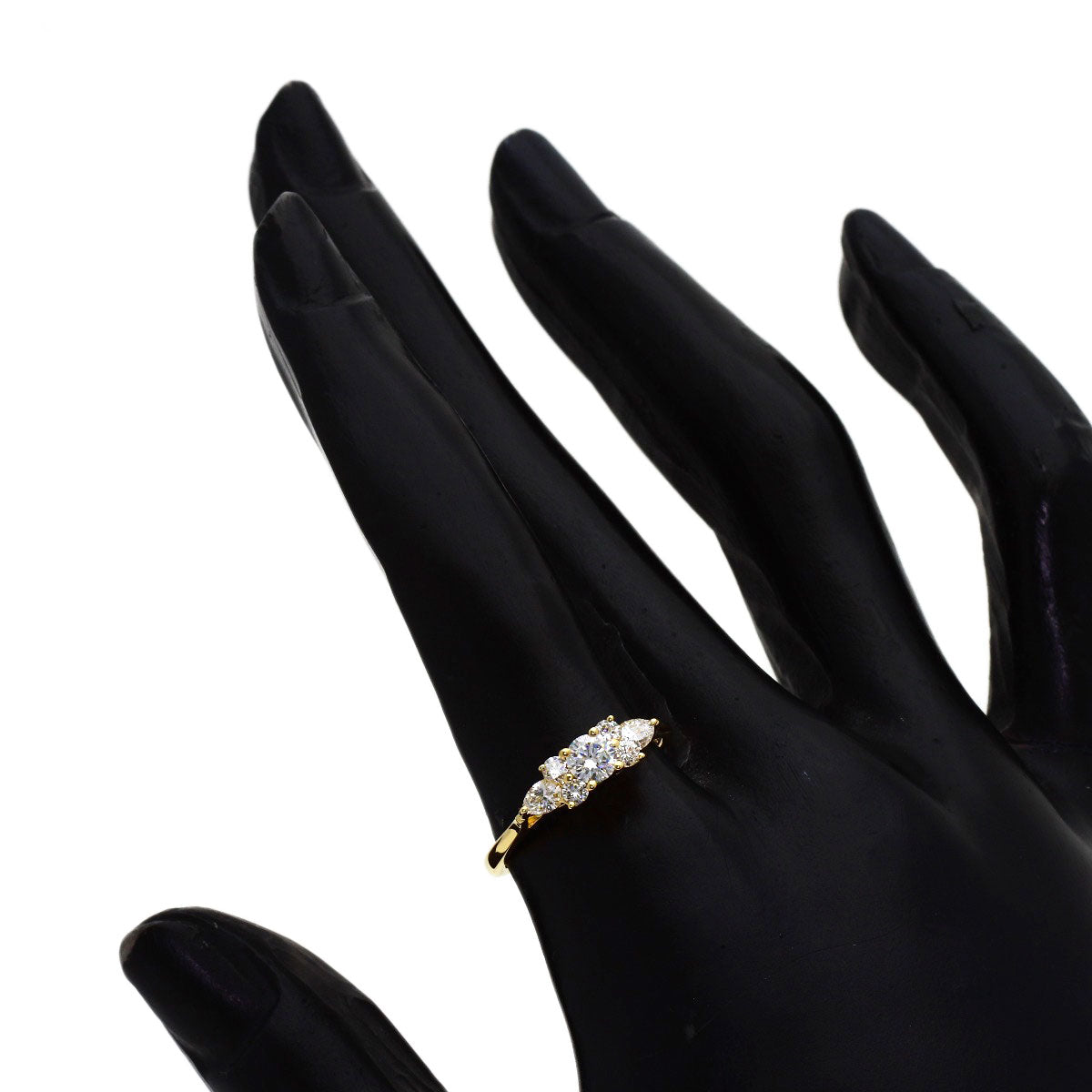 TIFFANY&Co. Seven Stone Diamond Ring K18 Yellow Gold Ladies [Used]
