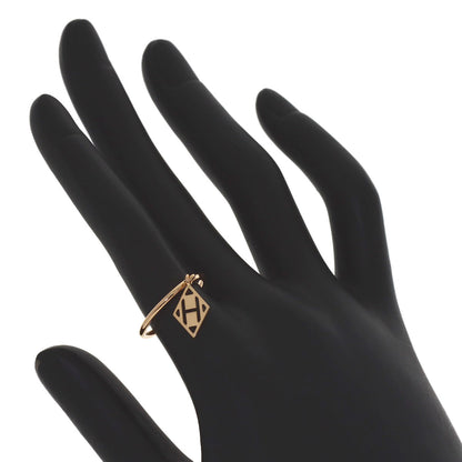 HERMES Gunbird #51 Ring K18 Pink Gold Ladies [Used]