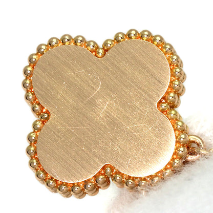 Van Cleef & Arpels Vintage Alhambra Rose Night Diamond Necklace K18 Pink Gold Ladies [Used]
