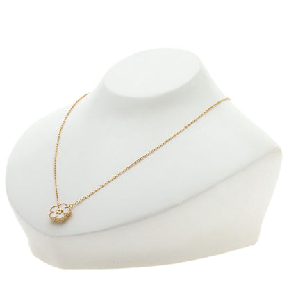 Van Cleef & Arpels Lucky Spring Plum Blossom Shell Necklace K18 Pink Gold Ladies [Used]