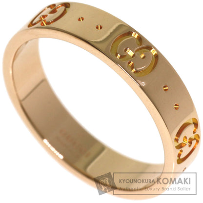 GUCCI Icon #11 Ring K18 Pink Gold Ladies [Used]