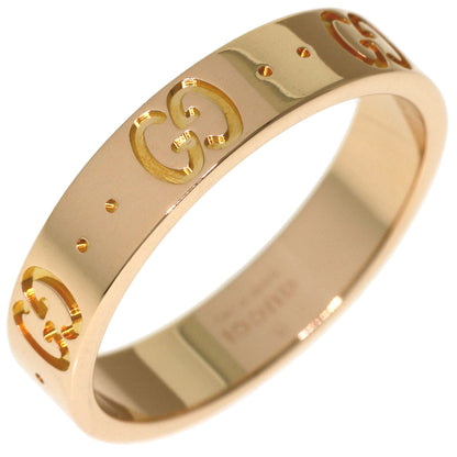 GUCCI Icon #11 Ring K18 Pink Gold Ladies [Used]