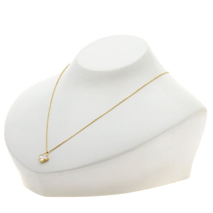Van Cleef & Arpels Sweet Alhambra white shell Necklace K18 Yellow Gold Ladies [Used]