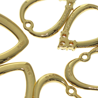MIKIMOTO Pearl Diamond Replacement Top 3 Set Earring K18 Yellow Gold Ladies [Used]