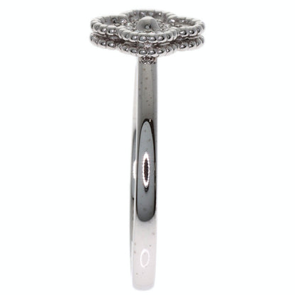Van Cleef & Arpels Sweet Alhambra Diamond #53 Ring K18 White Gold Ladies [Used]