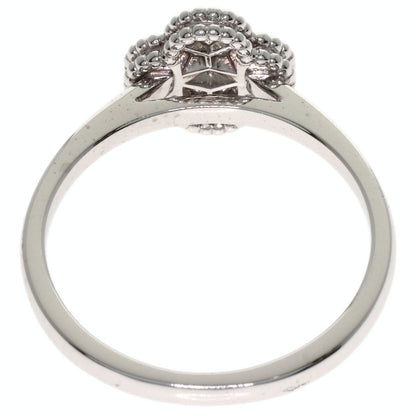 Van Cleef & Arpels Sweet Alhambra Diamond #53 Ring K18 White Gold Ladies [Used]