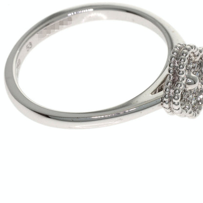 Van Cleef & Arpels Sweet Alhambra Diamond #53 Ring K18 White Gold Ladies [Used]
