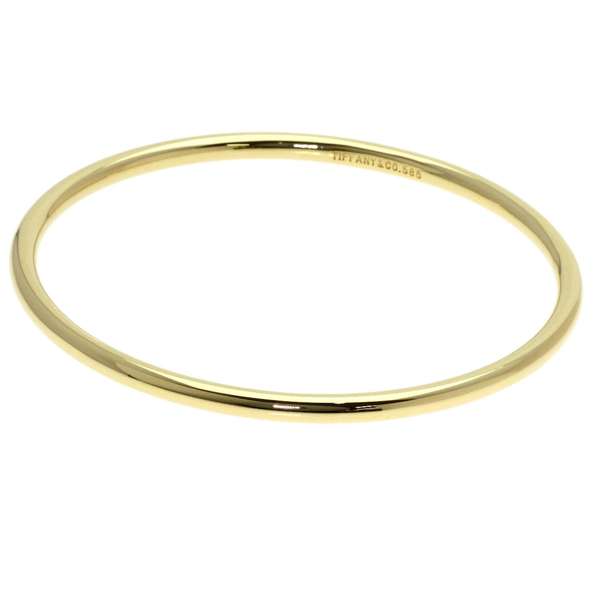TIFFANY&Co. Bangle Bracelet K14 Yellow Gold Ladies [Used]