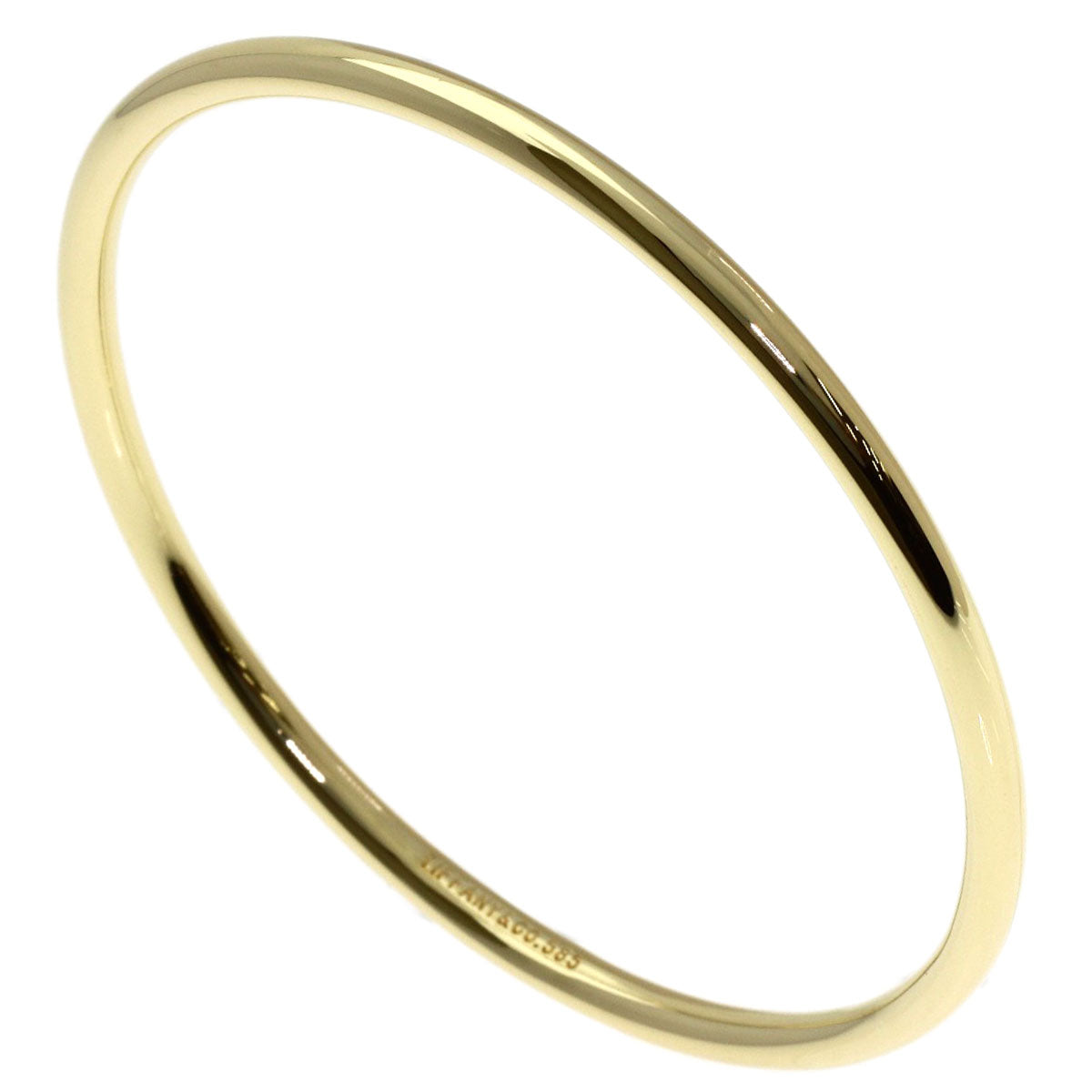 TIFFANY&Co. Bangle Bracelet K14 Yellow Gold Ladies [Used]