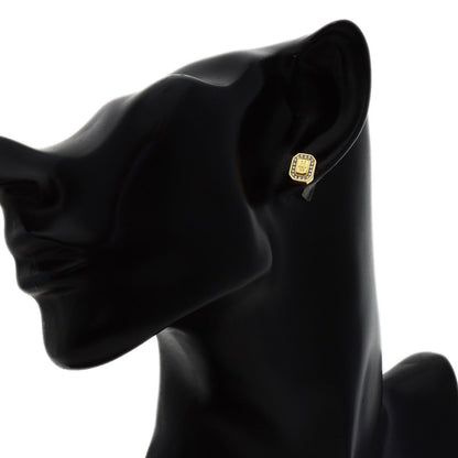 HARRY WINSTON Logo Diamond (single earring only) earring K18 Yellow Gold Ladies [Used]