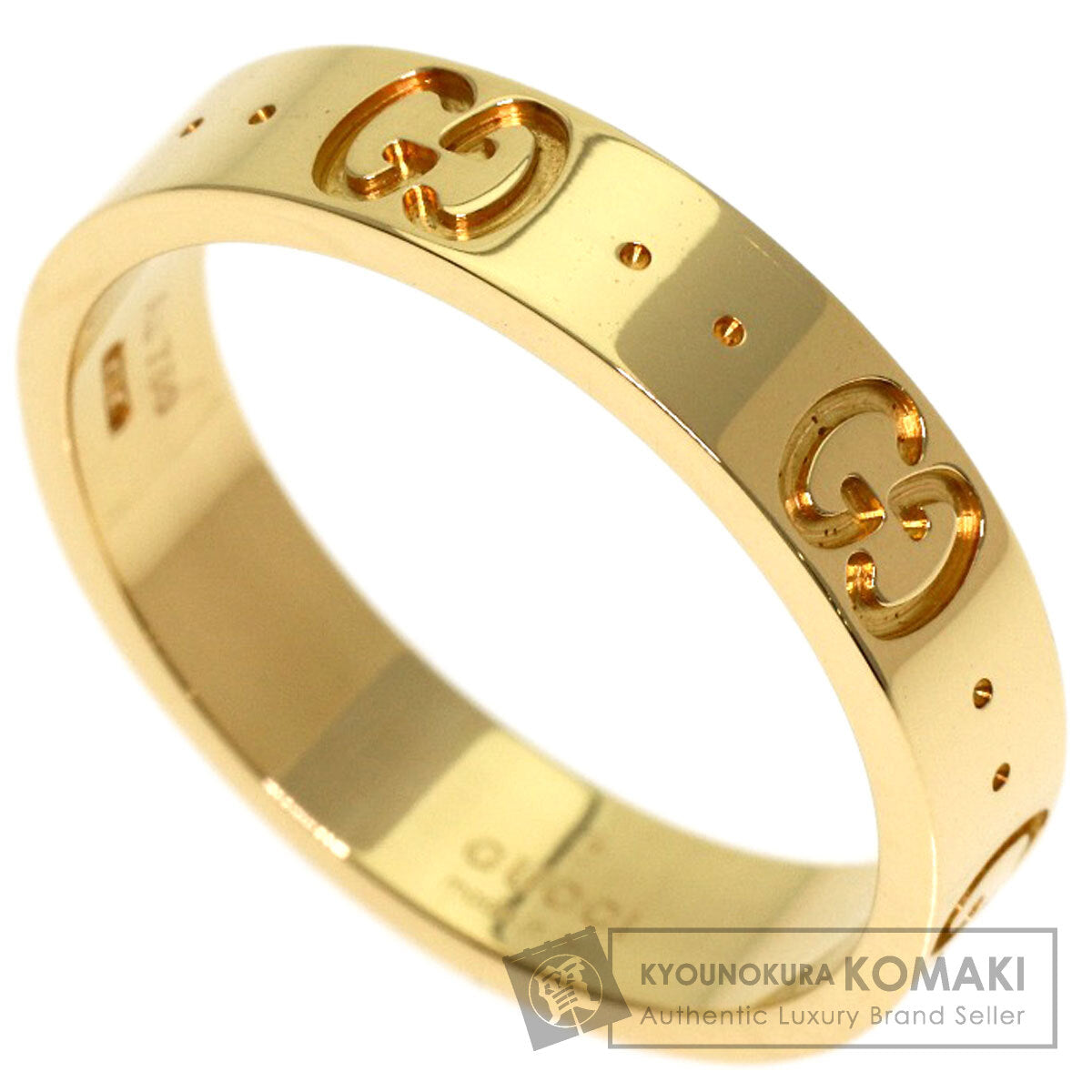 GUCCI Icon # 11 Ring K18 Yellow Gold Ladies [Used]