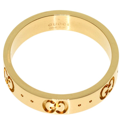 GUCCI Icon # 11 Ring K18 Yellow Gold Ladies [Used]