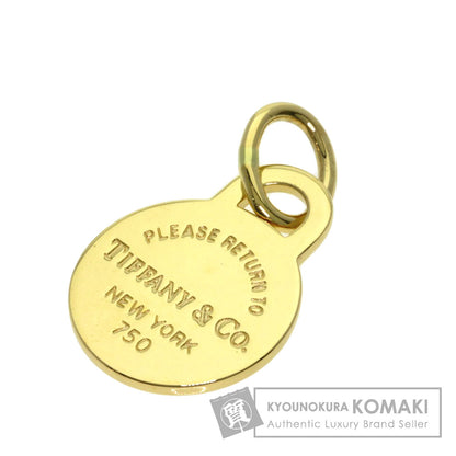 TIFFANY&Co. Return to round Pendant top K18 Yellow Gold Ladies [Used]