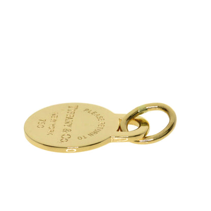 TIFFANY&Co. Return to round Pendant top K18 Yellow Gold Ladies [Used]