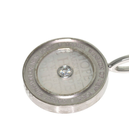 HARRY WINSTON Hope Collection Shell Diamond Pendant top K18 White Gold Ladies [Used]