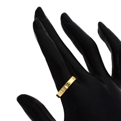 CARTIER mini love ring #59 Ring K18 Yellow Gold Ladies [Used]