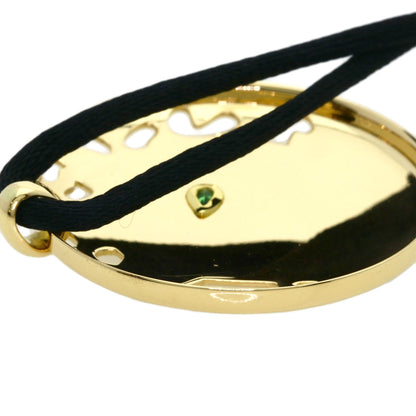CARTIER Perage Tsavorite Onyx Necklace K18 Yellow Gold Ladies [Used]