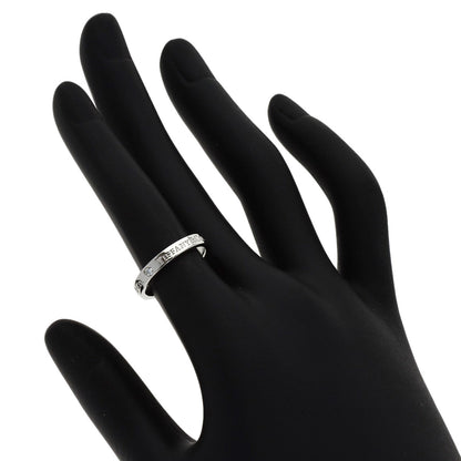 TIFFANY&Co. Flat band 3P Diamond Ring Platinum PT950 Ladies [Used]