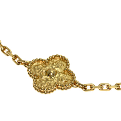 Van Cleef & Arpels Vintage Alhambra 5 motif Bracelet K18 Yellow Gold Ladies [Used]
