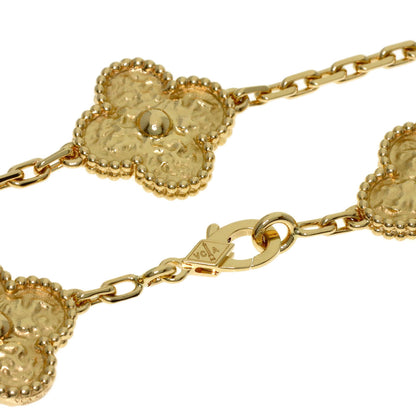 Van Cleef & Arpels Vintage Alhambra 5 motif Bracelet K18 Yellow Gold Ladies [Used]