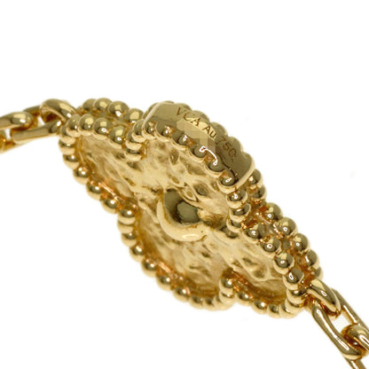 Van Cleef & Arpels Vintage Alhambra 5 motif Bracelet K18 Yellow Gold Ladies [Used]