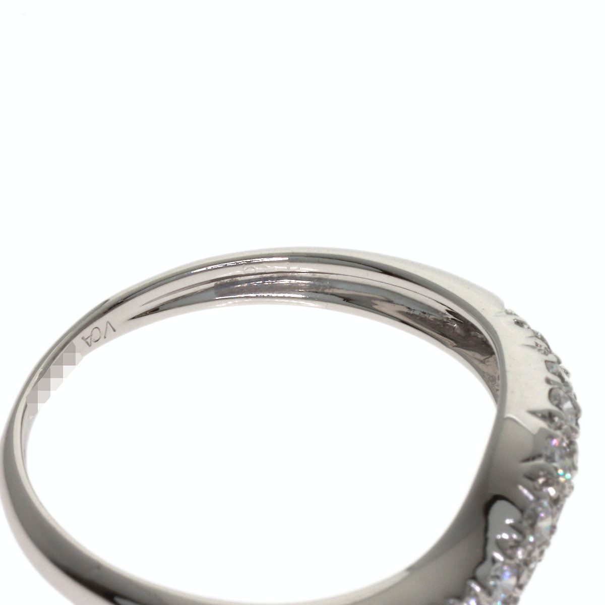 Van Cleef & Arpels Pave Diamond Ring K18 White Gold Ladies [Used]