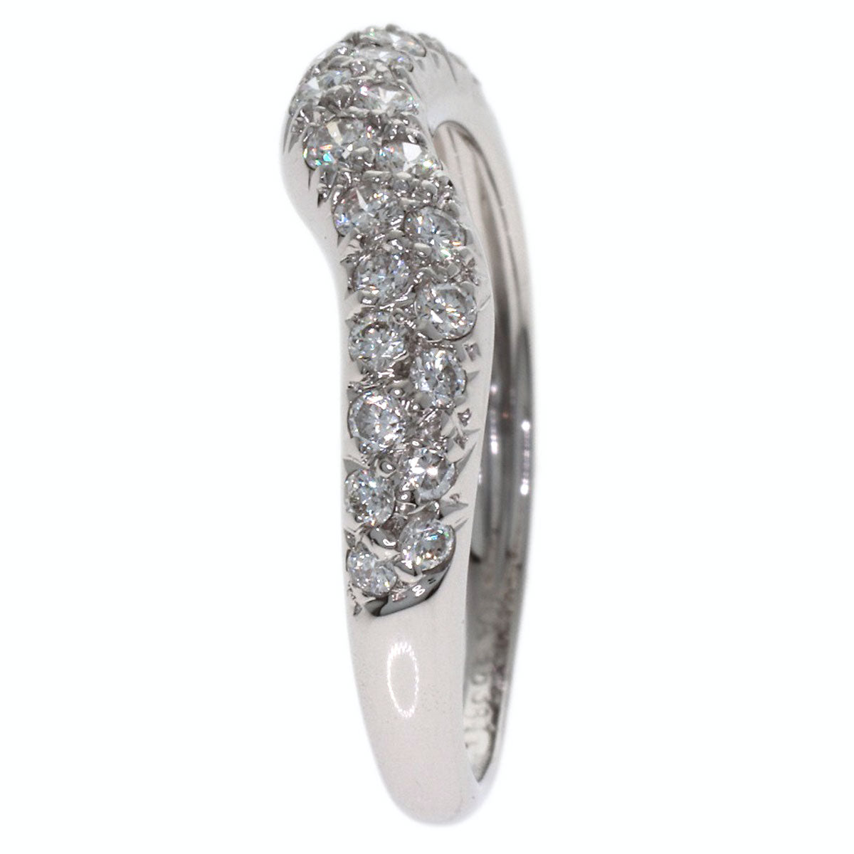 Van Cleef & Arpels Pave Diamond Ring K18 White Gold Ladies [Used]