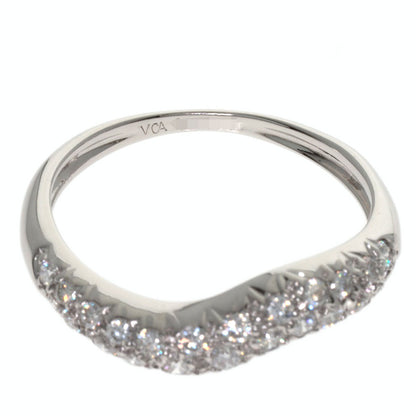 Van Cleef & Arpels Pave Diamond Ring K18 White Gold Ladies [Used]