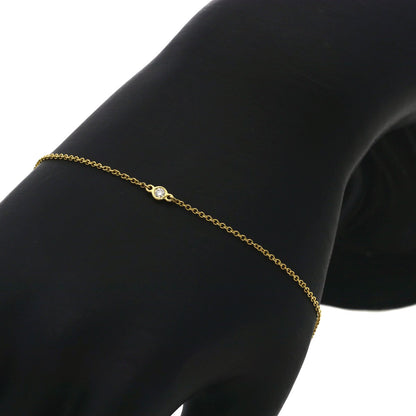 TIFFANY&Co. By The Yard 1P Diamond Bracelet K18 Yellow Gold Ladies [Used]