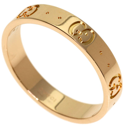 GUCCI Icon ring # 19 Ring K18 Pink Gold Ladies [Used]
