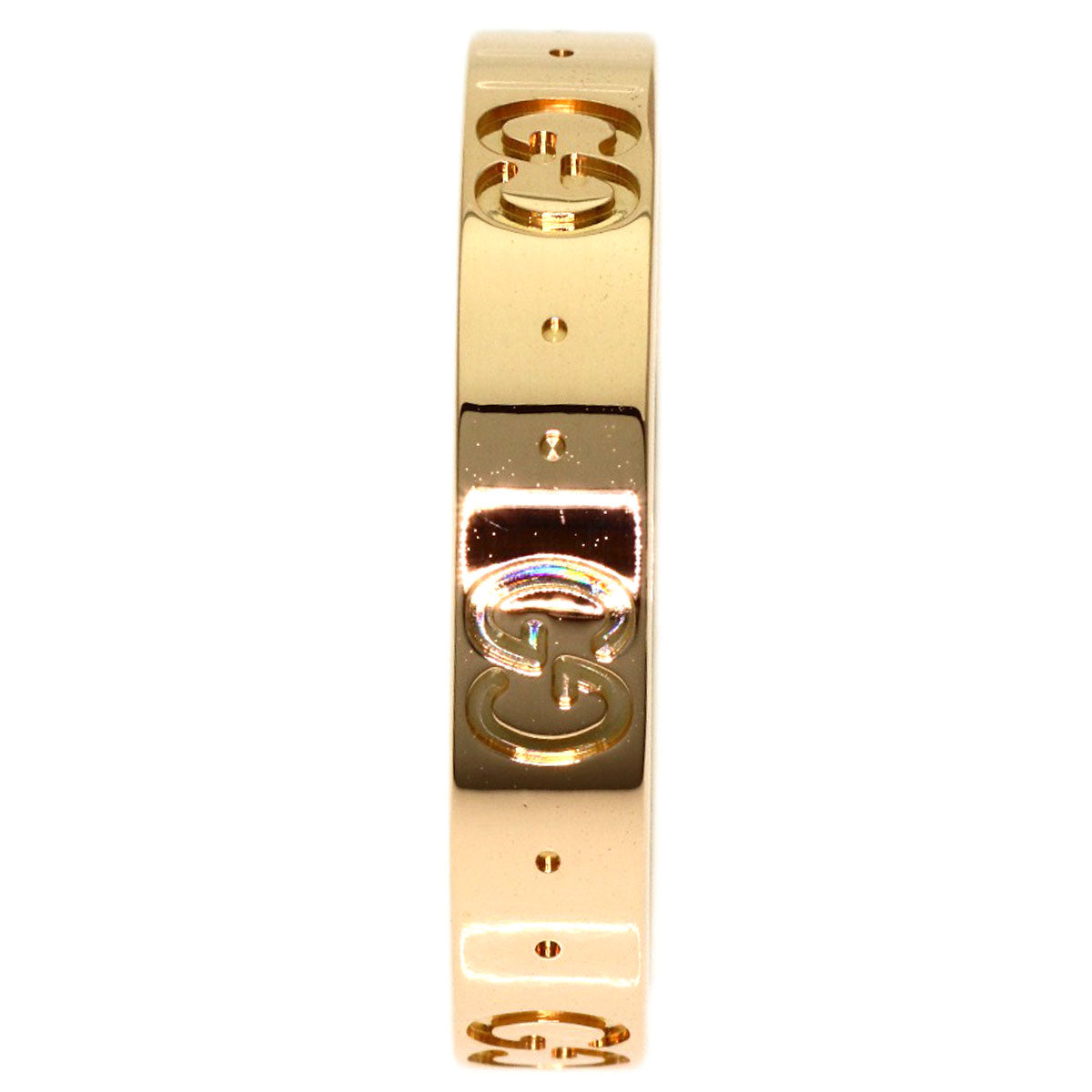 GUCCI Icon ring # 19 Ring K18 Pink Gold Ladies [Used]