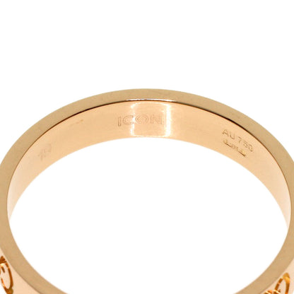 GUCCI Icon ring # 19 Ring K18 Pink Gold Ladies [Used]