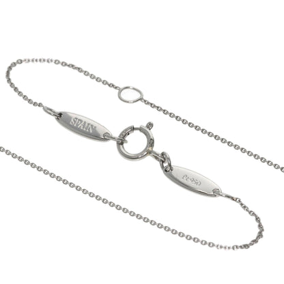 TIFFANY&Co. Open heart Necklace Platinum PT950 Ladies [Used]