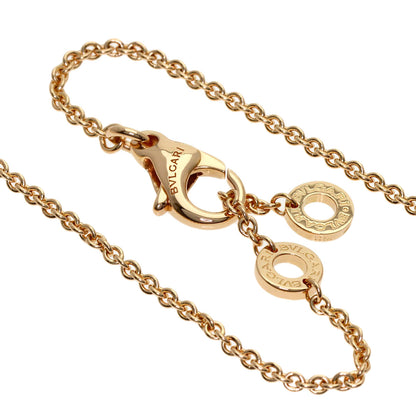 BVLGARI BVLGARI BVLGARI Openwork Diamond Necklace K18 Pink Gold Ladies [Used]