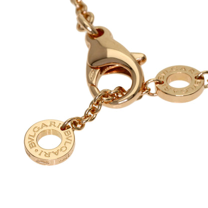 BVLGARI BVLGARI BVLGARI Openwork Diamond Necklace K18 Pink Gold Ladies [Used]