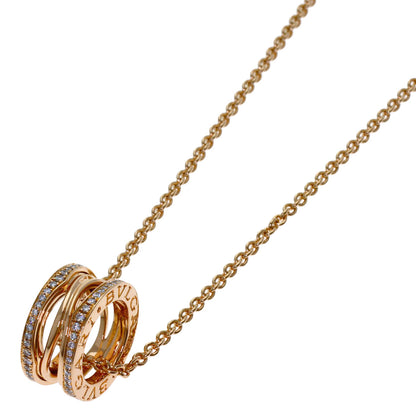 BVLGARI B.zero1 Legend Diamond Necklace K18 Pink Gold Ladies [Used]