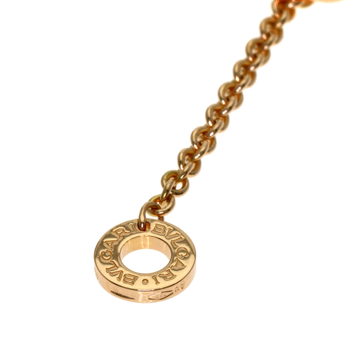 BVLGARI B.zero1 Legend Diamond Necklace K18 Pink Gold Ladies [Used]